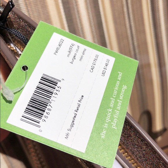 NWT Kate Spade Mini Sima Crossbody Multi Pink Gold - Picture 7 of 8